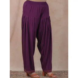 Aramya Women Loose Fit Viscose Rayon Salwar-picture-41