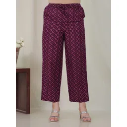 Aramya Women Striped Ethnic Palazzos-picture-42
