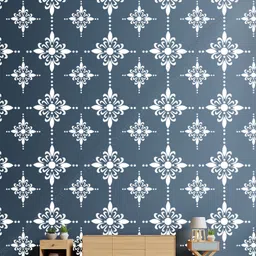 arandnj Painting for Wall Stencils Pack of 1 (Size:- 16X24 Inch) "Shimmering Radiant" DIY Reusable Painting Theme Suitable For Home Decor, Ceiling, Craft & Floor Decoration Modern Wall Arts Stencil-picture-11