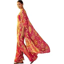 arangya Elegant Printed Crop Top & Stylish Shrug with Sharara for Women l Slik Modern 3-Piece Ethnic Co-ord Set-picture-16