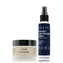 Arata Hair Pomade & Sea Salt Hair Texture Spray Combo-picture-10