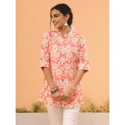 Aravalii Petal Pink Printed Tunic-picture-39