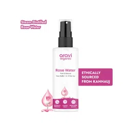 Aravi Organic Pure & Natural Rose Water Steam Distilled Face Spray Toner For Skin & Hair-picture-23