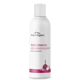 Aravi Organic Red Onion Hair Shampoo with Black Seed Oil for Hair Fall Control - 200 ml-picture-24