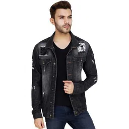 arbia funki Men Solid Denim Casual Jacket-picture-22