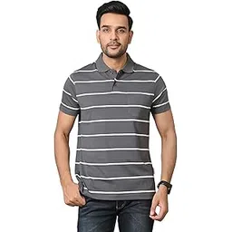arbour Men Striped Polo Neck T-Shirt-picture-36
