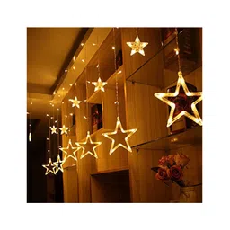ARCADE TOYS 12 Star 138 Led Curtain String Light Decoration Pack of 1 --picture-41