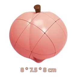 ARCADE TOYS Peach Shape Rubix Cube for Kids - Multicolour image 3