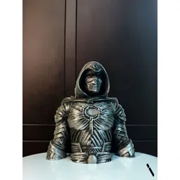 Archadia Black & Silver Toned Moon Knight Figurine Showpiece-picture-25