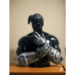 Archadia Black & Silver Toned Street Fighter Figurine Showpiece-picture-16