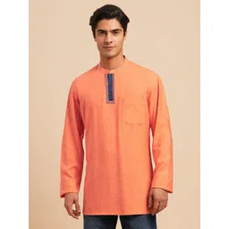 ARCHATTIRE Men Abstract Printed Festive Cotton Straight Kurta-picture-39