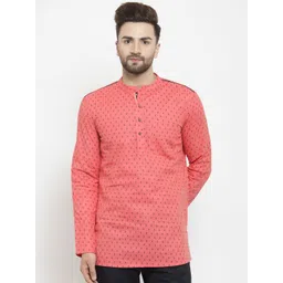 ARCHATTIRE Men Ethnic Motifs Printed Festive Cotton Straight Kurta-picture-14