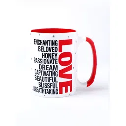 Archies White & Red Printed Ceramic Matte Mugs-picture-35