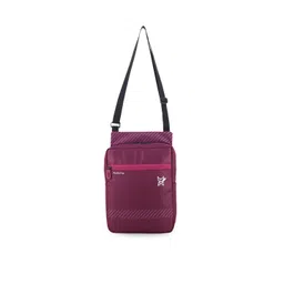 Arctic Fox Magenta Printed PU Structured Sling Bag-picture-20
