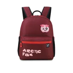 Arctic Fox Unisex Kids Maroon Backpacks-picture-28