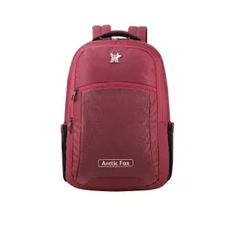 Arctic Fox Unisex Maroon & Black Laptop Bag-picture-40