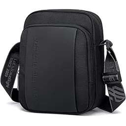 arctic hunter ah Arctic Hunter Sling Bag for Men Small Side Bag for 8.3" iPad Pocket Fits A5 Size Notebook Water-resistant 1680D Polyester Men Messenger Shoulder Bag for Men Cross Bag for Travel Casual, Black-picture-38