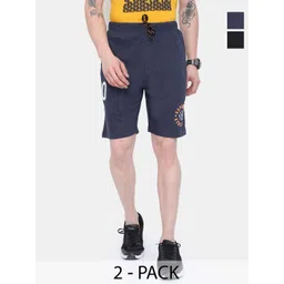 ARDEUR Men Multicoloured Printed Training or Gym Regular Shorts-picture-11