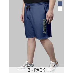 ARDEUR Men Pack Of 2 Mid-Rise Cotton Shorts-picture-25