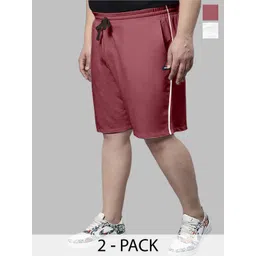 ARDEUR Men Plus Size Pack Of 2 Cotton Shorts-picture-36