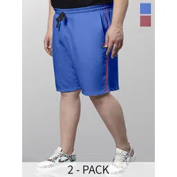 ARDEUR Plus Size Pack Of 2 Mid-Rise Cotton Shorts-picture-39