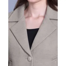 AREEMAS Women Suede Tailored Jacket image 3