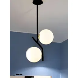 Areezo Black & White Spherical Ceiling Lamp-picture-36