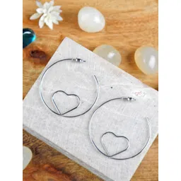 Arendelle Silver-Toned Contemporary Drop Earrings-picture-25