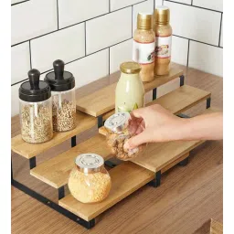 Black Carbon Steel Adjustable Storage Rack-image-12