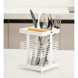 White Carbon Steel Cutlery Holder-image-13