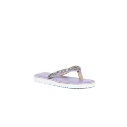 Aria Nica Girls Lavender Open Toe Flats-picture-24