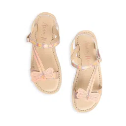 Aria Nica Girls Open Toe Flats-picture-40