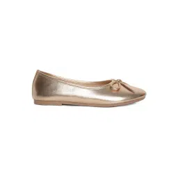 Aria Nica Kids Dazzle Rose Gold Flat Ballets-picture-32