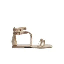 Aria Nica Kids Teen Rose Gold Ankle Strap Sandals-picture-30