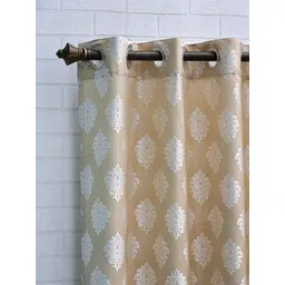 Ariana Beige & White Ethnic Motifs Room Darkening Door Curtain-picture-30