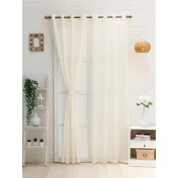 Ariana Ecru Polyester 7 ft Door Curtain-picture-13
