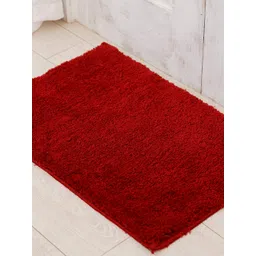 Ariana Red Rectangular 1600 GSM Anti-Skid Bath Rug-picture-40