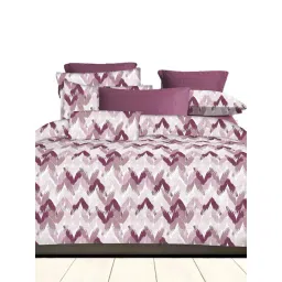 Ariana  Sardinia Wine Cotton Floral Cotton Bed Sheet-picture-37