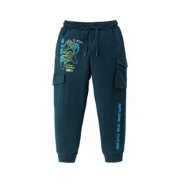 ARIAS By LARA DUTTA Boys Printed Mid Rise Joggers-picture-51