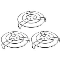 aric Heavy Stainless Steel Trivet /Resistant Stand Hot Pan/Pot Stand Mat Glossy Trivet-picture-26