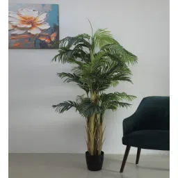 arick decor 6.Ft Artificial Areca Plam Plants with Pot-picture-20