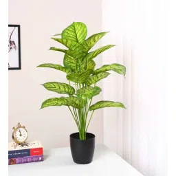 arick decor Artificial PVC Silk Monstera Plant with Pot-picture-35