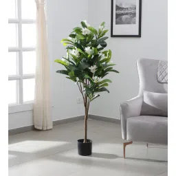 arick decor Frangipani Green Plastic Artificial Plant-picture-16