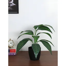 ARICK DECOR Green 1 Pieces Croton Artificial Plant With Pot-picture-34