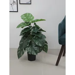 ARICK DECOR Green 1 Pieces Monstera Deliciosa Artificial Plant With Pot-picture-34