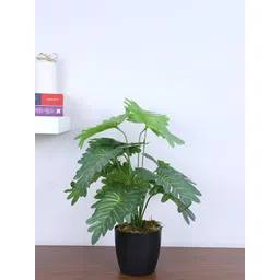 ARICK DECOR Green 1 Pieces Philodendron Artificial Plant With Pot-image-43