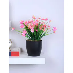 ARICK DECOR Pink 1 Pieces Artificial Plant With Pot-picture-24