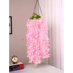 ARICK DECOR Pink 2 Pieces Hanging Artificial Flower-image-44