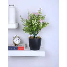 ARICK DECOR Purple 1 Pieces Daisy Artificial Plant With Pot-picture-29