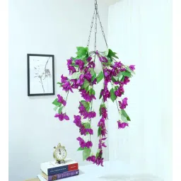 arick decor Purple Artificial Bougainvillea Flower Bush-picture-29